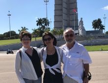 Retrouvailles à Cuba entre stagiaire et famille d'accueil 2019