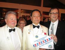 Visite du Président du Lions Club International à Paris