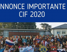 Important - Annulation des CIF 2020